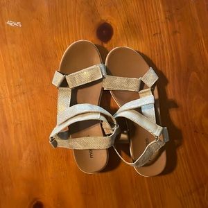 fake snake skin sandles